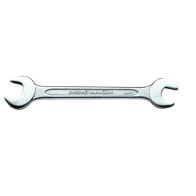 Ключ рожковый, кованая хромированная сталь, 16*17 мм