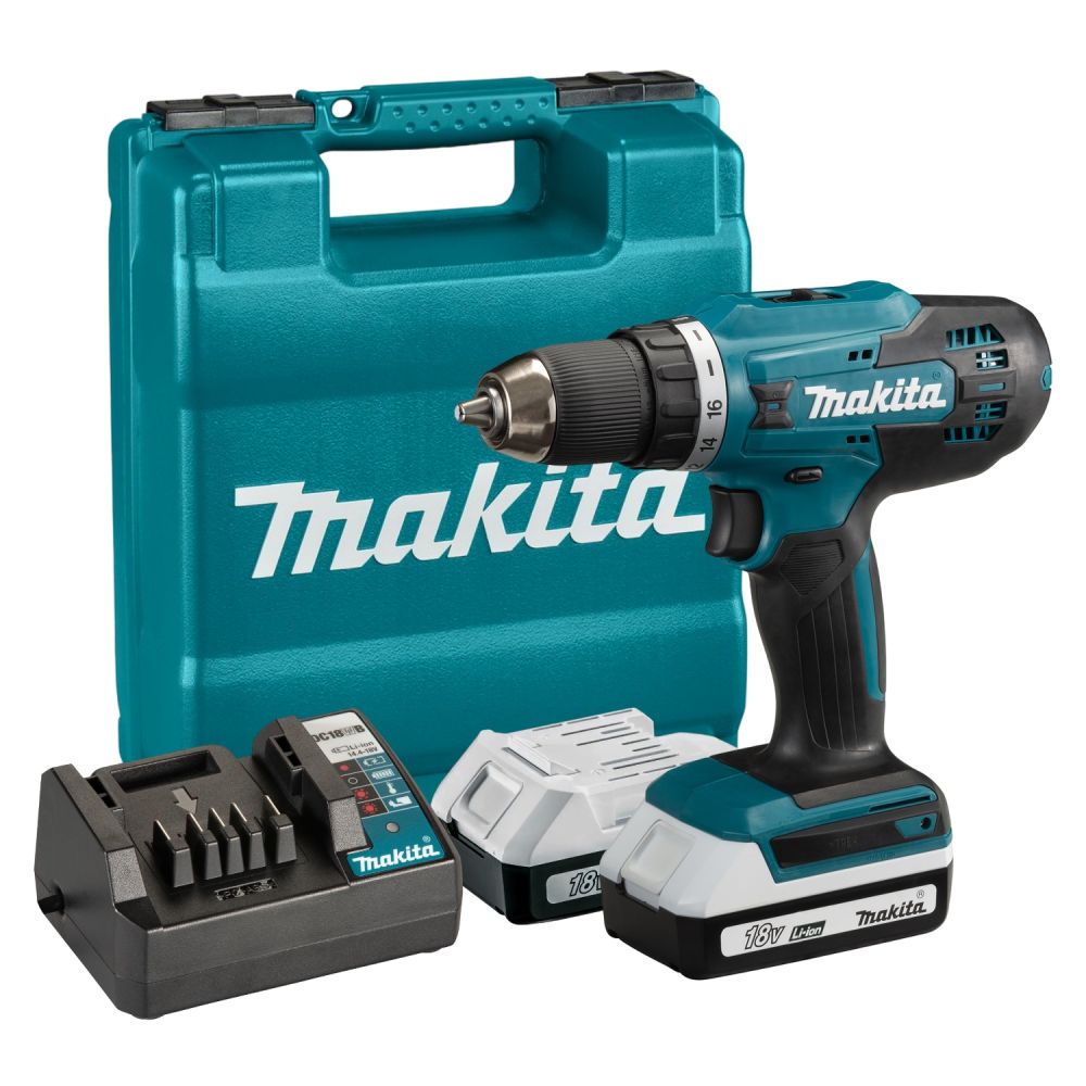 Шуруповерт аккумуляторный MAKITA DF488D002, G-серия, 18 В, 13 мм, в кейсе
