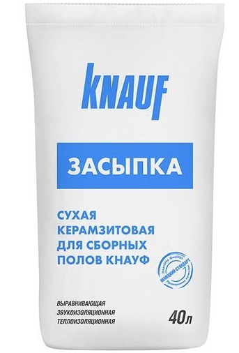 Засыпка керамзитовая Knauf, сухая, фракция 0-5 мм, 40 л