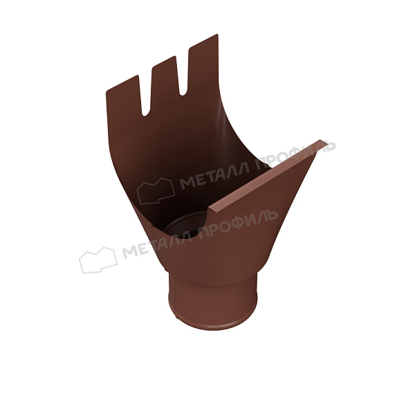 Воронка выпускная Foramina, цвет коричневый (8017), D 125/100 мм