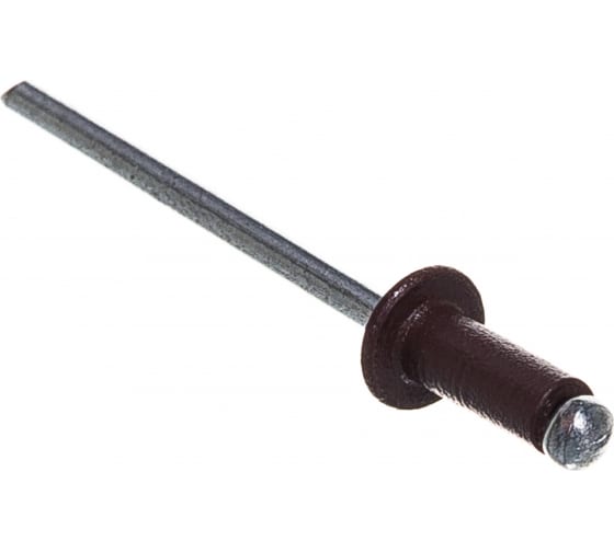 Заклепка вытяжная, цвет шоколадно-коричневый (RAL 8017), 3,2*8 мм