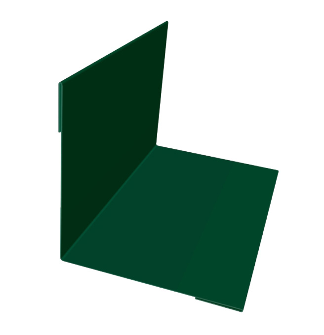 Планка угла внутреннего, цвет зелёный мох (6005), 115*115*2000 мм