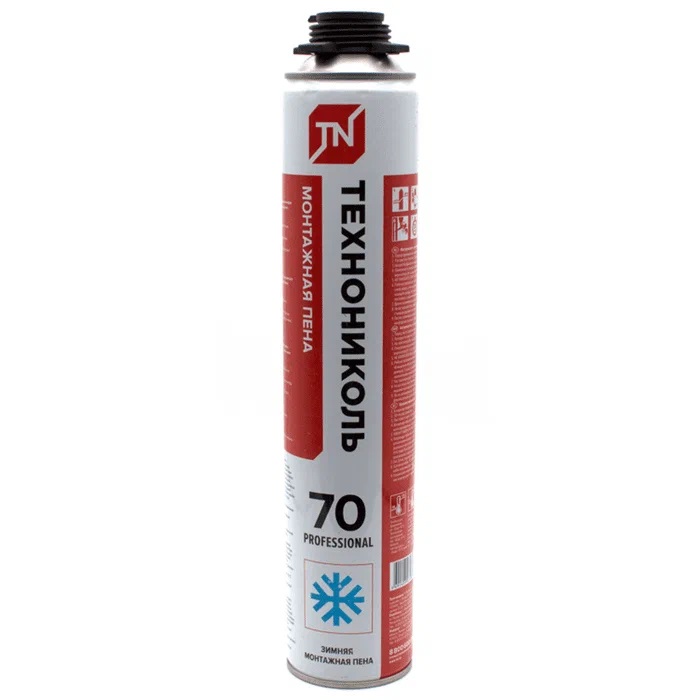 Пена монтажная ТехноНИКОЛЬ 70 PROFESSIONAL, зимняя, 1020 г