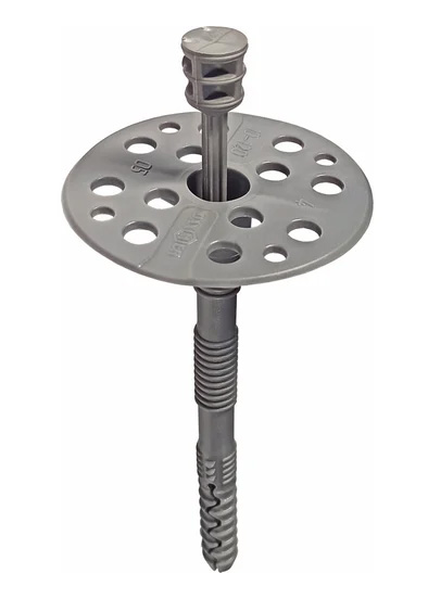 Дюбель для изоляции Daxmer IZO, 10*120 мм, с пластиковым гвоздем (1 шт.)