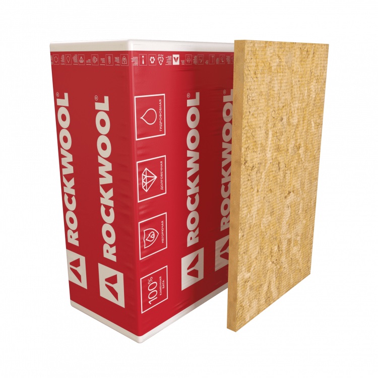 Утеплитель РОКВУЛ Венти Баттс, 0,24 куб.м, 50 мм