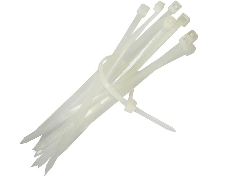 Ремешок-хомут USP, 450*7,6 мм, цвет белый (100 шт.)