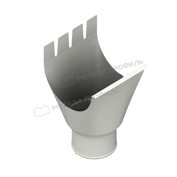 Воронка выпускная Foramina, цвет белый (9010), D 125*100 мм