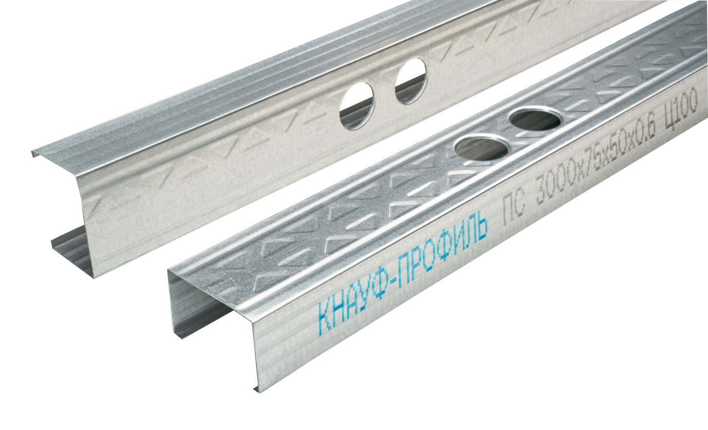 Профиль ПС Knauf, 3000*75*50*0,6 мм