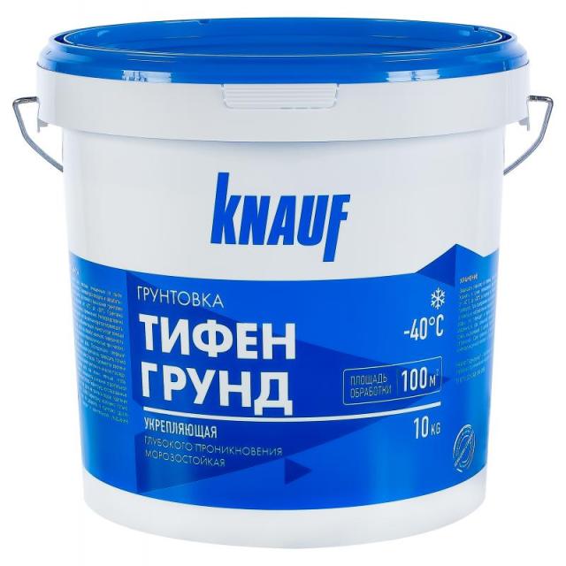 Грунт укрепляющий Knauf Тифенгрунд, глубокого проникновения, 10 кг
