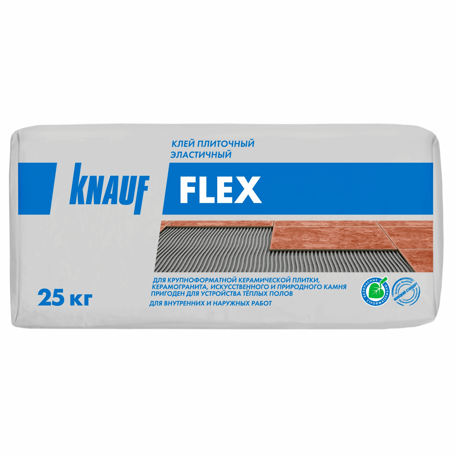 Клей плиточный Knauf Flex (Флекс), эластичный, 25 кг