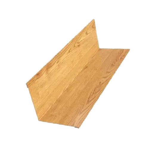 Планка угла внутреннего, покрытие ECOSTEEL, цвет сосна, 75*75*3000*0,5 мм