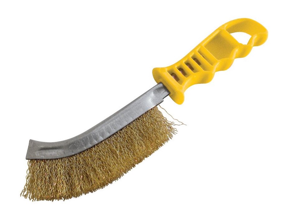 Корщетка USP ручная изогнутая, пластиковая ручка, 250 мм