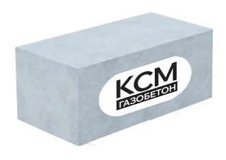 Газобетонный блок КСМ D500, 650*100*300 мм