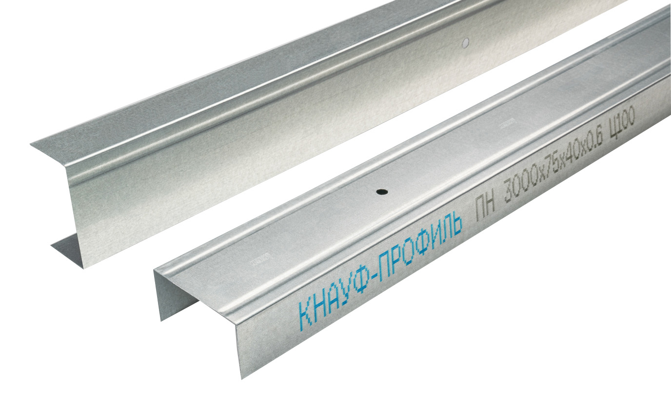 Профиль ПН Knauf, 3000*75*40*0,6 мм