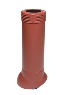 Выход вентиляционный для канализации, изолированный, цвет красный (RR 29), 110/160/500 мм
